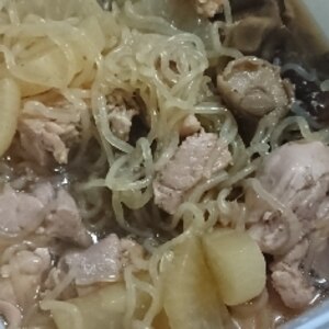 甘く煮込んで☆鶏胸肉と椎茸のみぞれ煮